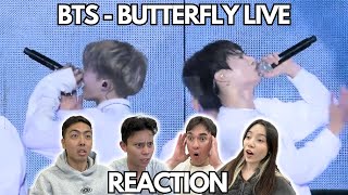 BTS  Butterfly live from On Stage Epilogue tour Japan 2016 REACTION [upl. by Ahsienod]