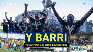 Y Barri yn dychwelyd ir Cymru Premier  Barry back in the big time 🟡🔵 [upl. by Arodnap504]