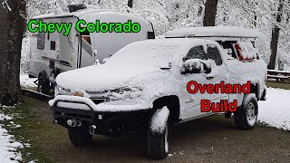 Overland Build  Chevy Colorado WT  Bed Rack With Cover [upl. by Mata]