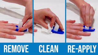 How to Wash a Finger Splint [upl. by Francisco]