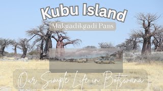 KUBU ISLAND AND SURROUNDINGSMAKGADIKGADI PANSAll you want to know [upl. by Notlih720]