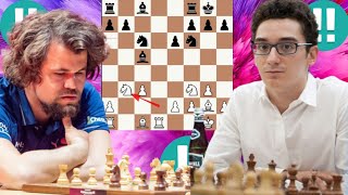 Fabiano Caruana vs Magnus Carlsen 16 [upl. by Georgianna]