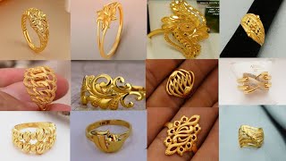 Latest designs gold finger ring [upl. by Pergrim918]