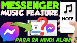 MESSENGER MUSIC NOTE FEATURE NA BAKA HINDI MO PA NASUSUBUKAN  100 LEGIT AND TESTED [upl. by Thalia]