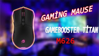 GAMİNG MAUSE GAMEBOOSTER TİTAN M626DETAYLI İNCELEME MACRO VE YAZILIM [upl. by Yereffej]