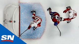 Tomas Plekanec scores luckiest goal in 1000th game [upl. by Sirrom531]