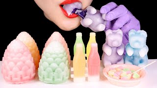 WAX BOTTLE CANDY ASMR FROZEN WAX CANDY HONEY JELLY MUKBANG ASMR NIK L NIP WAX BOTTLE CANDY ASMR [upl. by Llewxam]