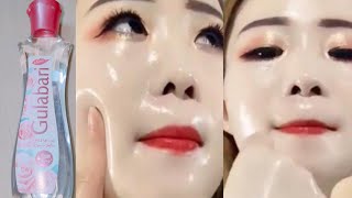 Rose water face pack for skin whitening  Rose water face pack overnight  Rose water for skin [upl. by Sayers235]