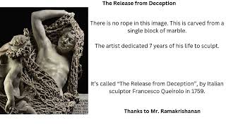 The Release from Deception thanks to Mr Ramakrishnan [upl. by Ahsit]