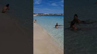 Beautiful Ayia Napa Beach 🏖 Makronissos Cyprus 🤩 cyprus ayianapa beachlife beach [upl. by Fechter]