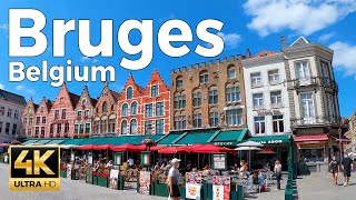 Bruges Belgium Walking Tour 4k Ultra HD 60fps – With Captions [upl. by Elyse478]