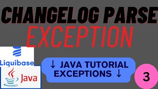 Change Log Parse Exception Liquibase with Spring Boot  Liuibase  spring boot [upl. by Camel]