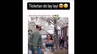 Ticketan do lay layi😍☺️❤️punjabi trend song viral short 😊❣️👌 [upl. by Yannodrahc263]