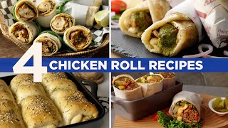 4 Chicken Roll Recipes By Food Fusion [upl. by Hako359]