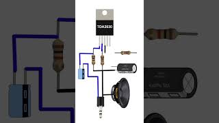 TDA2030 Ic Amplifier circuit diagram amplifier [upl. by Sherwood]