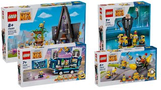 All LEGO Despicable Me 4 sets CompilationCollection Speed Build [upl. by Rock]