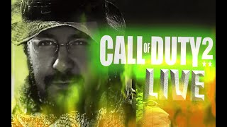 Powrót na Wojnę Czyli na żywo z RETRO grą CALL OF DUTY 2 [upl. by Laubin]