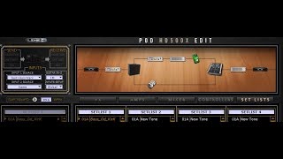 Line 6 POD HD500X Bass Preset  KirK [upl. by Ahsilra]