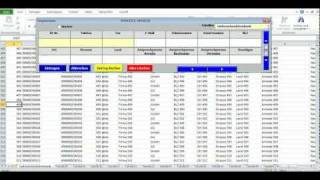 Erstellung und Bearbeitung von Datenbanken auf Basis einer Excel 2010 Datei VBA Programmierung [upl. by Anod]