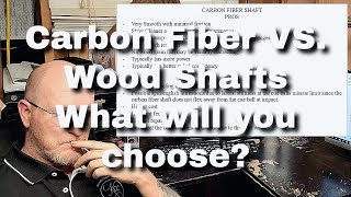 Carbon fiber or Wood pool cue shaft Which is better and why [upl. by Saenihp196]