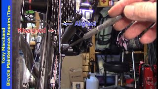 Bent Bicycle Derailleur Hanger A brief overview of signs symptoms and repair [upl. by Lilaj360]