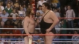 quotHacksawquot Jim Duggan vs Andre the Giant June 4 1988 [upl. by Winer919]