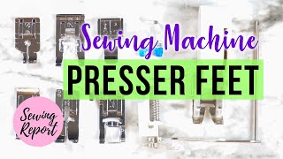 Sewing Machine Presser Foot Basics 🧵 How to Use 10 Different Feet Brother CS7000i [upl. by Mariann768]