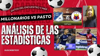 HOY ANALIZAMOS LOS PRONÓSTICOS DEL PARTIDO DE MILLONARIOS VS PASTO [upl. by Georgianna]