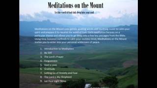 Letting Go of Anxiety and Fear  Christian Meditation  Meditations on the Mount [upl. by Alemaj225]