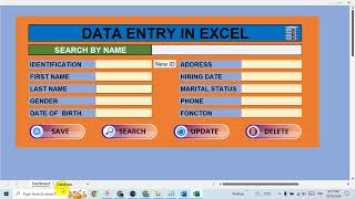 data entry in excel [upl. by Jovia173]