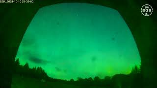 Aurora Borealis from Eskdalemuir Observatory [upl. by Notsew]