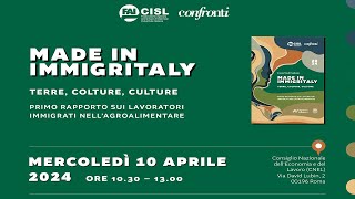 Made in Immigritaly terre colture culture [upl. by Landel]