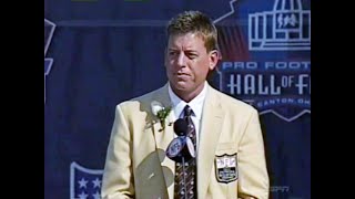 Troy Aikman  Hall of Fame speech 2006 [upl. by Itsim]