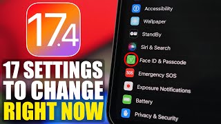 iOS 174  17 Settings You NEED to Change Immediately [upl. by Ailis]