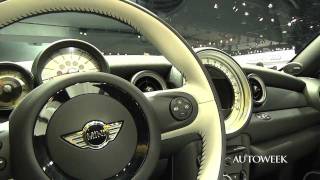 2012 Mini Roadster revealed at the Detroit auto show [upl. by Ylas]