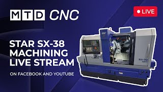 Star SX38 machine cutting live [upl. by Enelia655]