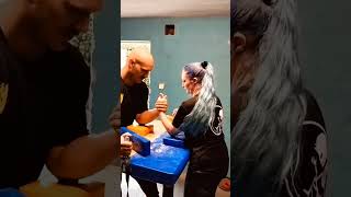 Practice makes perfect girlpower armwrestling strongwomen armsport armbrytning training [upl. by Waite555]