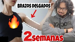 🔥PERDER GRASA de BRAZOS  GRASA en la ESPALDA alta en 2 semanas 8 min de ejerciciovideo reacción [upl. by Ivzt]