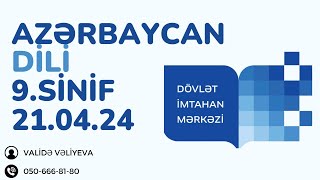 9cu sinif DİM imtahan sualları 21 aprel 2024 Azərbaycan dili PDFli [upl. by Alul]