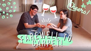 RIPPING UP 30yearold carpet in the ENTIRE HOUSE 😬⛏️ Flooring Renovation Ep8 [upl. by Roi]