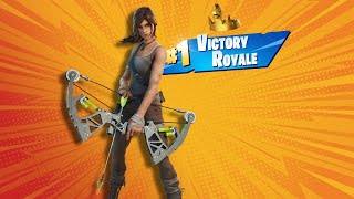 Fortnite Chapter 5 Season 4  Lara Croft Solo Crown Win  10 Eliminations [upl. by Ardnak381]