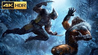 Wolverine Vs Sabretooth Fight Scene 2024 4K Ultra HD [upl. by Chernow206]