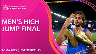 The GREAT entertainer 🕺 Mens high jump final replay  Roma 2024 [upl. by Marna]