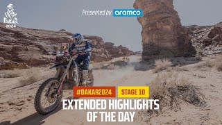 Extended highlights of Stage 10 presented by Aramco  Dakar2024 [upl. by Cacka]