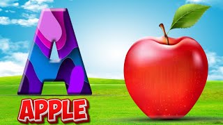 Phonics Song with TWO Words A For Apple ABC Alphabet Songs with Sounds for Children 124 [upl. by Crowley]