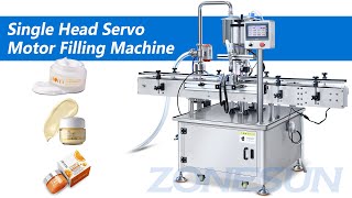 How To Use Servo Automatic Single Head Bottle Filling Machine [upl. by Nytsirk]