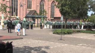 Schützenfest Holdorf 2015  Aufmarsch der Kompanien [upl. by Noterb]