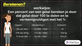 rekenen met percentprocent 2de graad [upl. by Ailemak672]