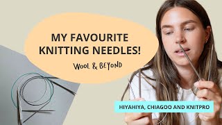 Knitting needle comparison  interchangeable  swivel cord HiyaHiya Chiagoo KnitPro [upl. by Ferneau774]