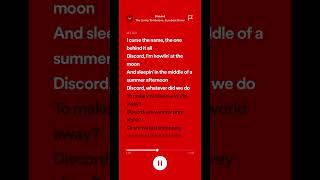 Discord song lyrics lyrics song discord [upl. by Jerusalem120]